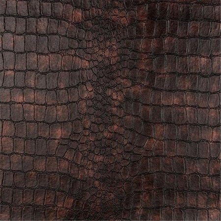 Designer Fabrics Designer Fabrics G393 54 in. Wide Bronze; Alligator Upholstery Faux Leather G393